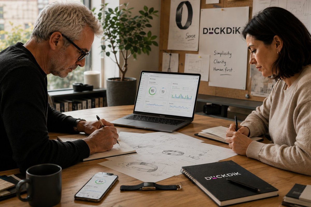 Equipo de DuckDik diseñando DuckDik Sense en España